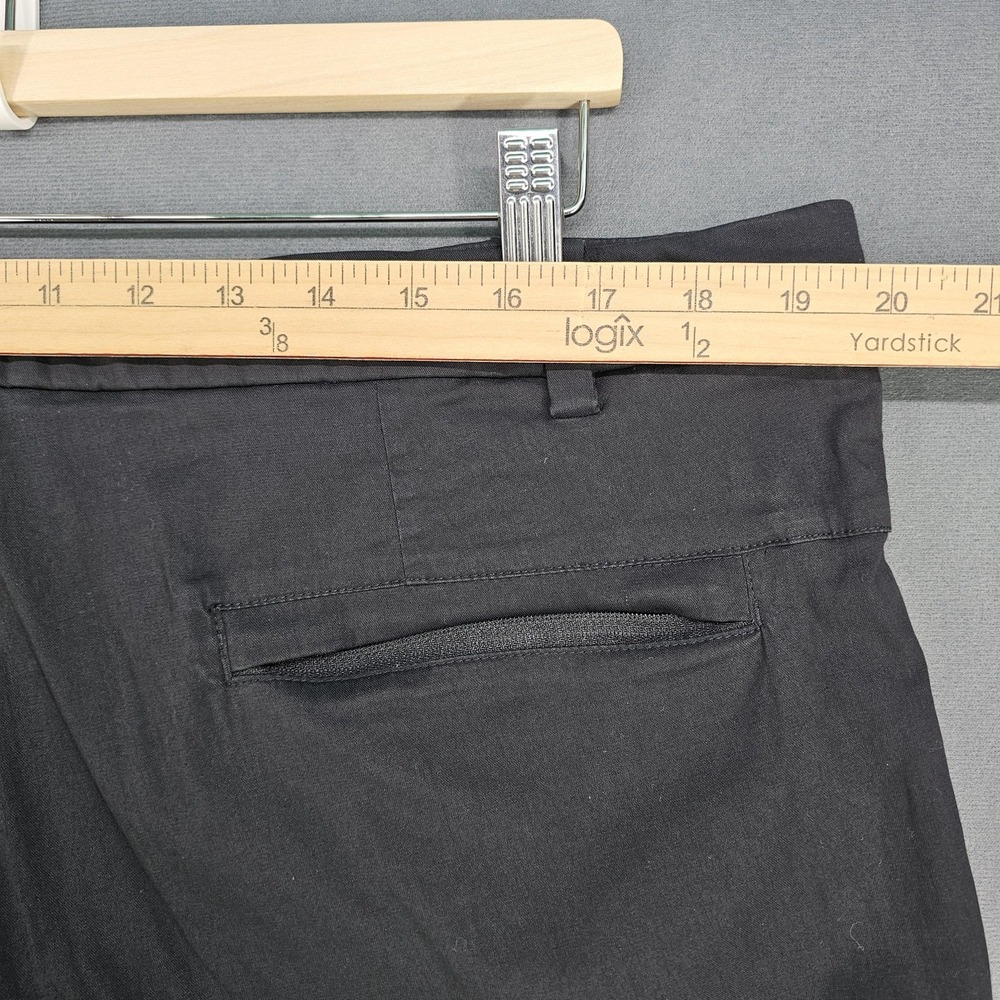 Lululemon Commission Pants Mens 38x34 Black Classic Stretch Chino Golf M5440S - Picture 6 of 12